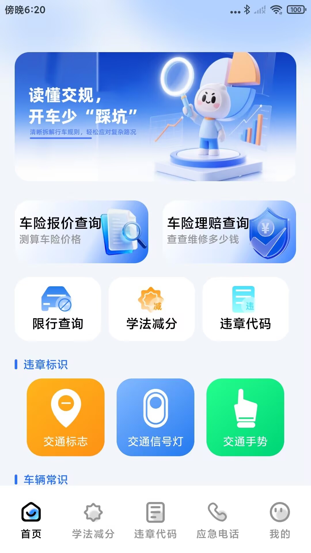 交通违规快查截图