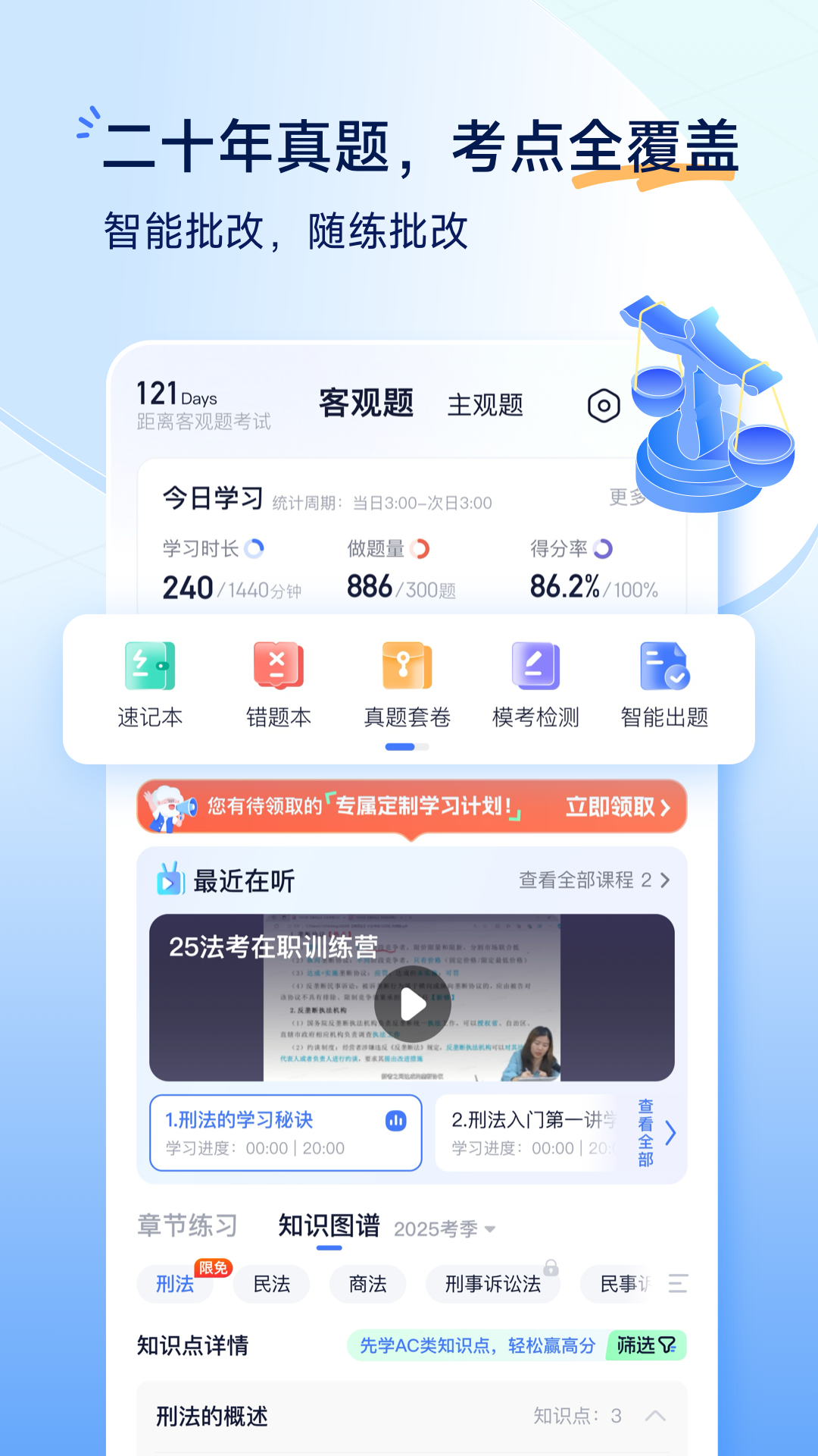 觉晓法考截图