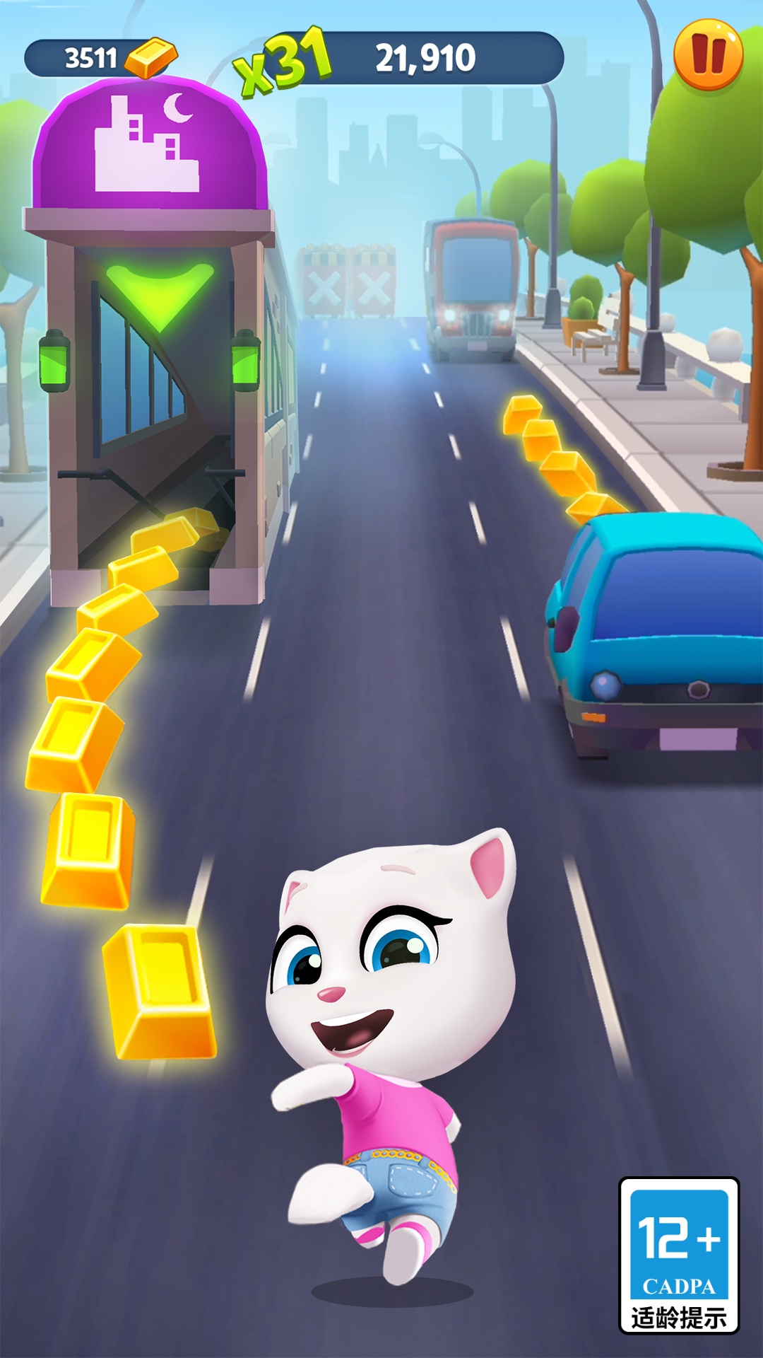 汤姆猫跑酷截图