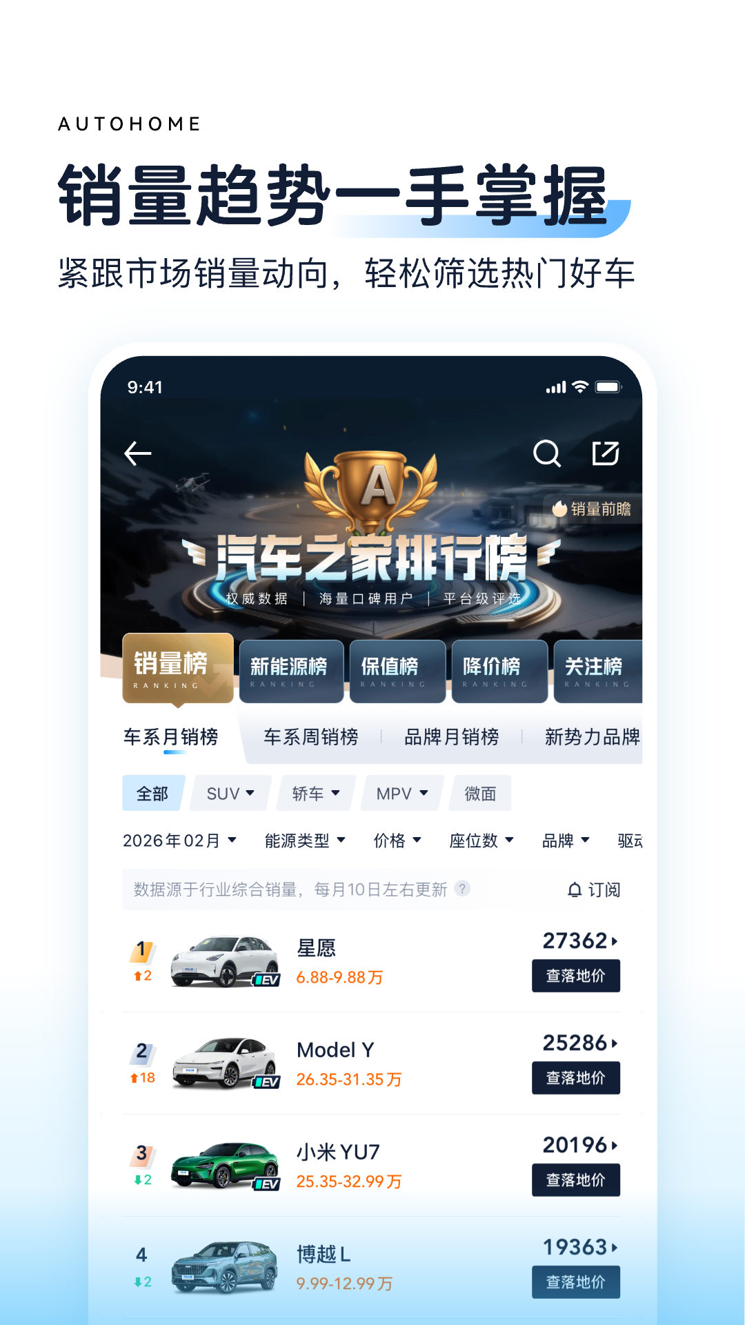 汽车之家截图
