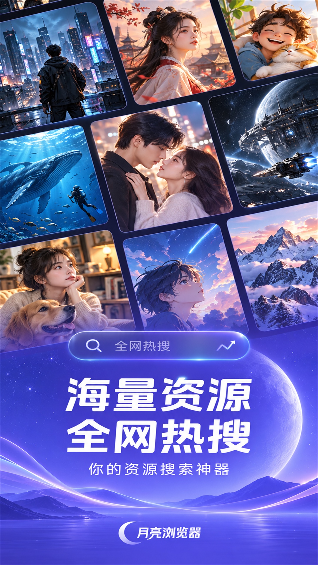 月亮浏览器截图