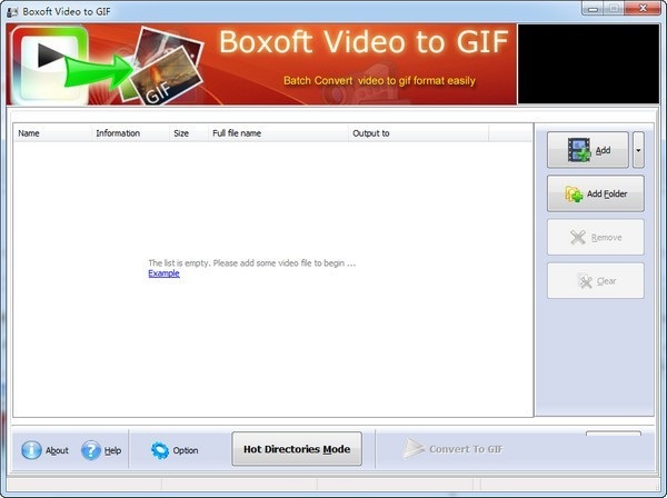 Boxoft Video To GIF截图