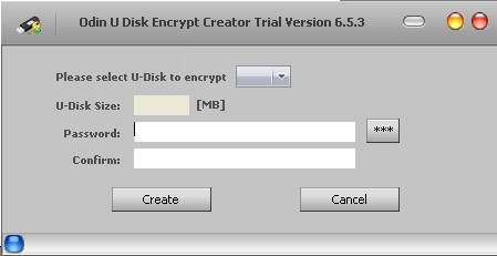 Odin U Disk Encrypt Creator截图