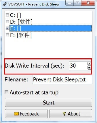 Prevent Disk Sleep截图