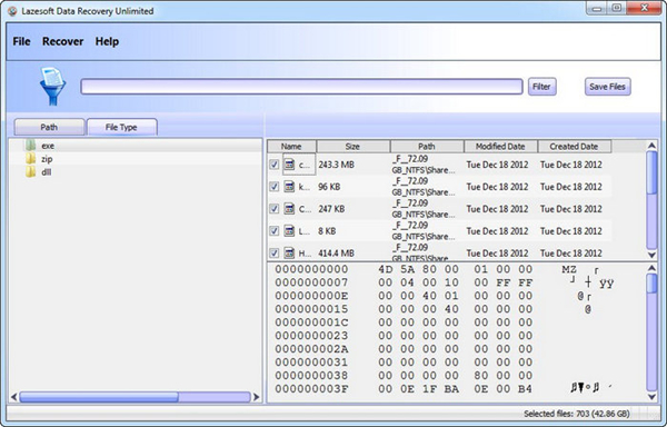 Lazesoft Data Recovery截图