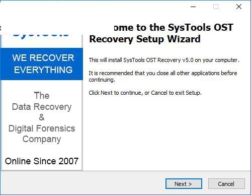 SysTools OST Recovery截图