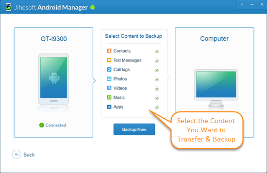 Jihosoft Android Manager截图