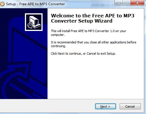 Free APE to MP3 Converter截图