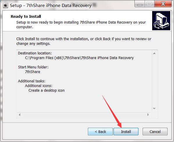 7thShare iPhone Data Recovery截图