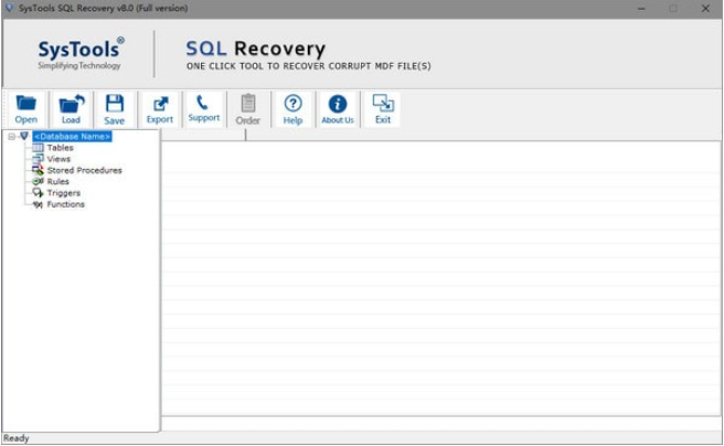 SysTools SQL Recovery截图