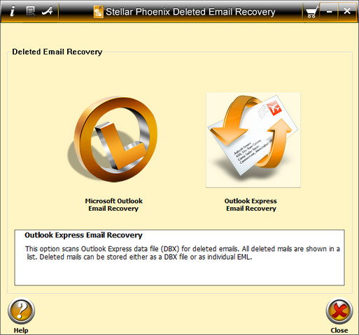 Stellar Phoenix Deleted Email Recovery截图