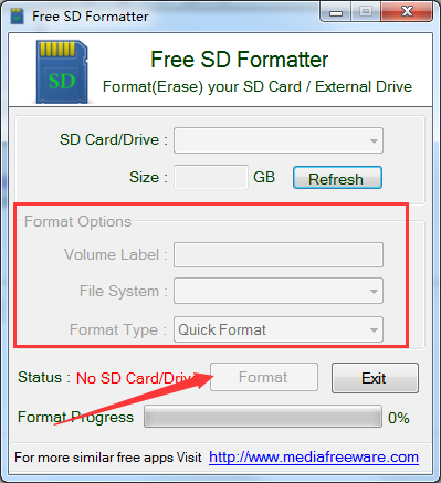 Free SD Formatter截图