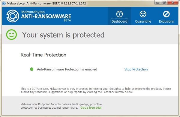 Malwarebytes Anti-Ransomware截图