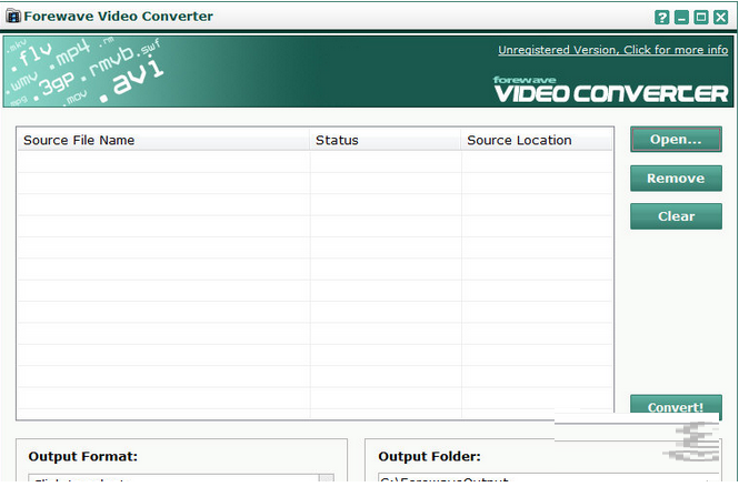 Forewave Video Converter截图