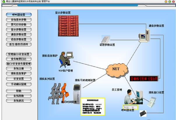 易达儿童接种疫苗排队叫号系统截图