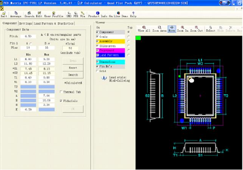 pcb封装计算器截图