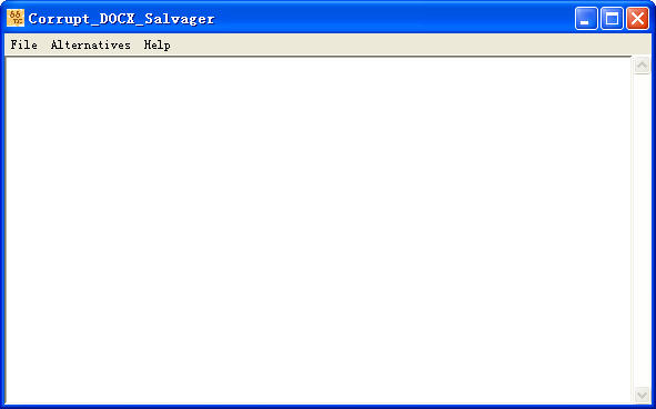 Corrupt-DOCX-Salvager截图
