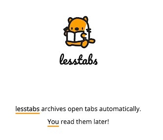 lesstabs Chrome插件截图