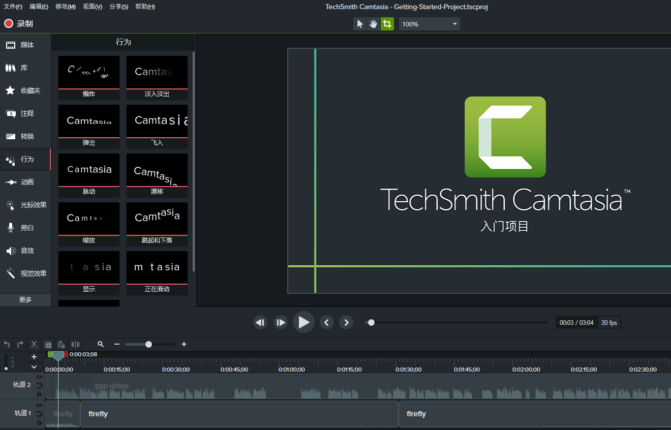 camtasia studio截图