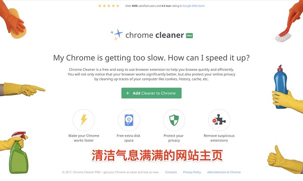 Chrome Cleaner Pro:chrome加速插件截图