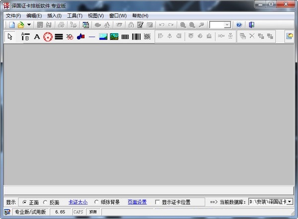 译国证卡排版软件截图