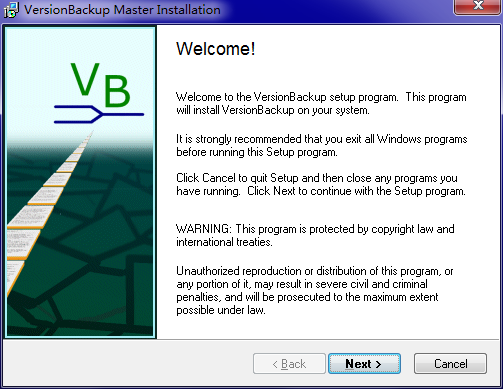 VersionBackup Master截图