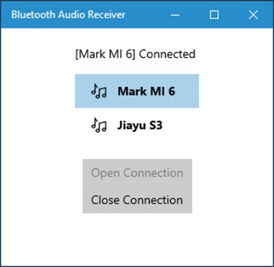 Bluetooth Audio Receiver截图