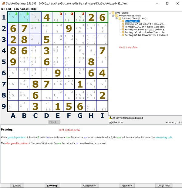 Sudoku Explainer截图