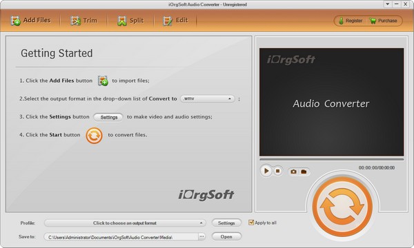 iOrgSoft Audio Converter截图