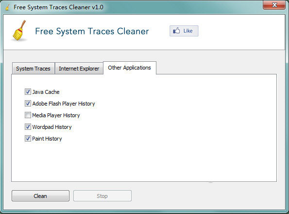 Free System Traces Cleaner截图