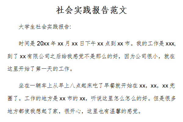 社会实践报告范文2000截图