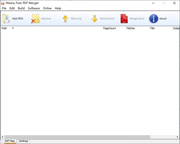 Weeny Free PDF Merger截图