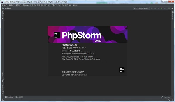 phpstorm 2019截图