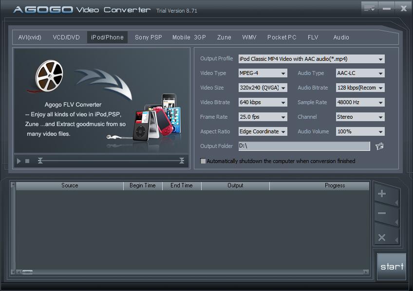 Agogo Video Converter截图