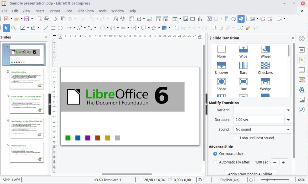 LibreOffice Portable截图