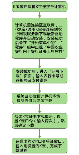 中国农业银行证书截图