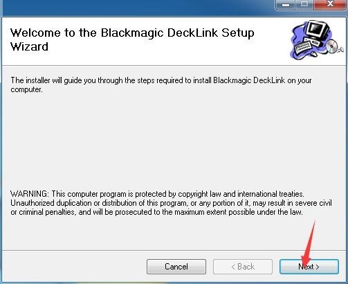 Blackmagic Design DeckLink采集卡驱动截图