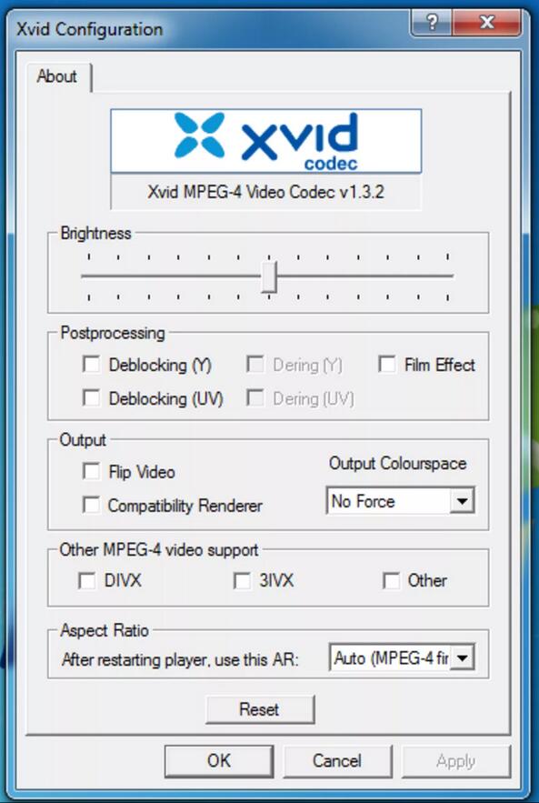 XviD Codec截图