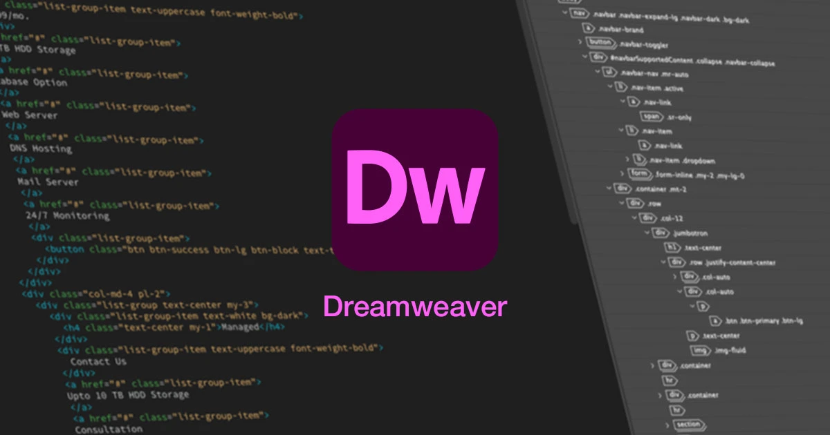 Dreamweaver CS3截图