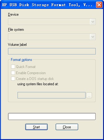 HP USB Disk Storage Format Tool截图