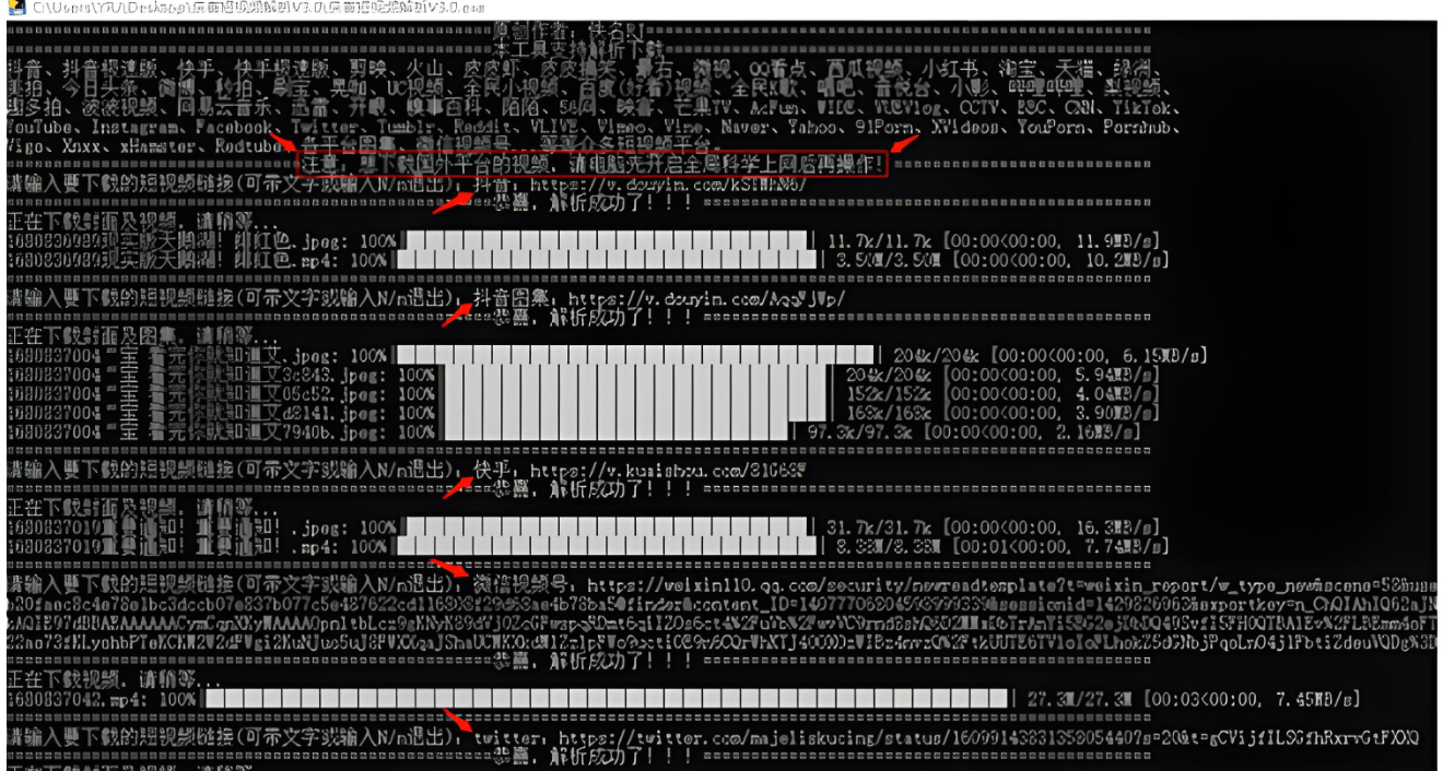侠客短视频解析截图