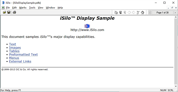 iSilo(电子书阅读器)截图