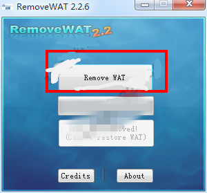 RemoveWAT(激活工具)截图