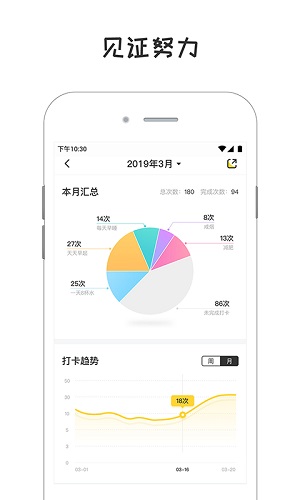 小目标打卡截图