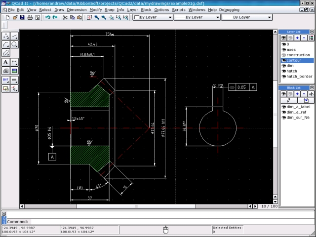 QCad for mac截图