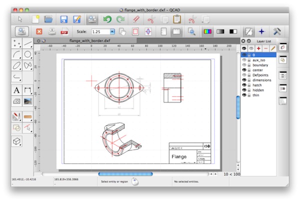 QCad for mac截图