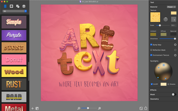 Art text截图