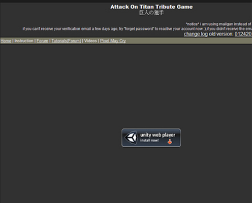unity web player截图