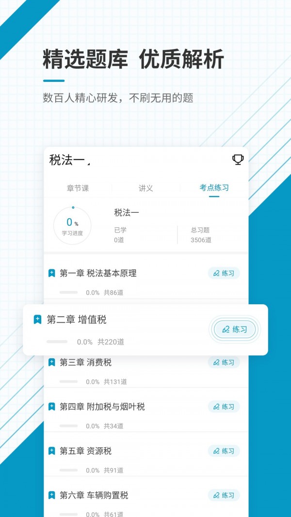 注册税务师准题库截图