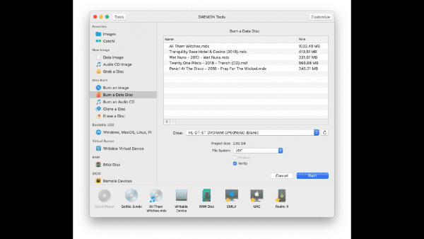 DAEMON Tools Lite mac版截图